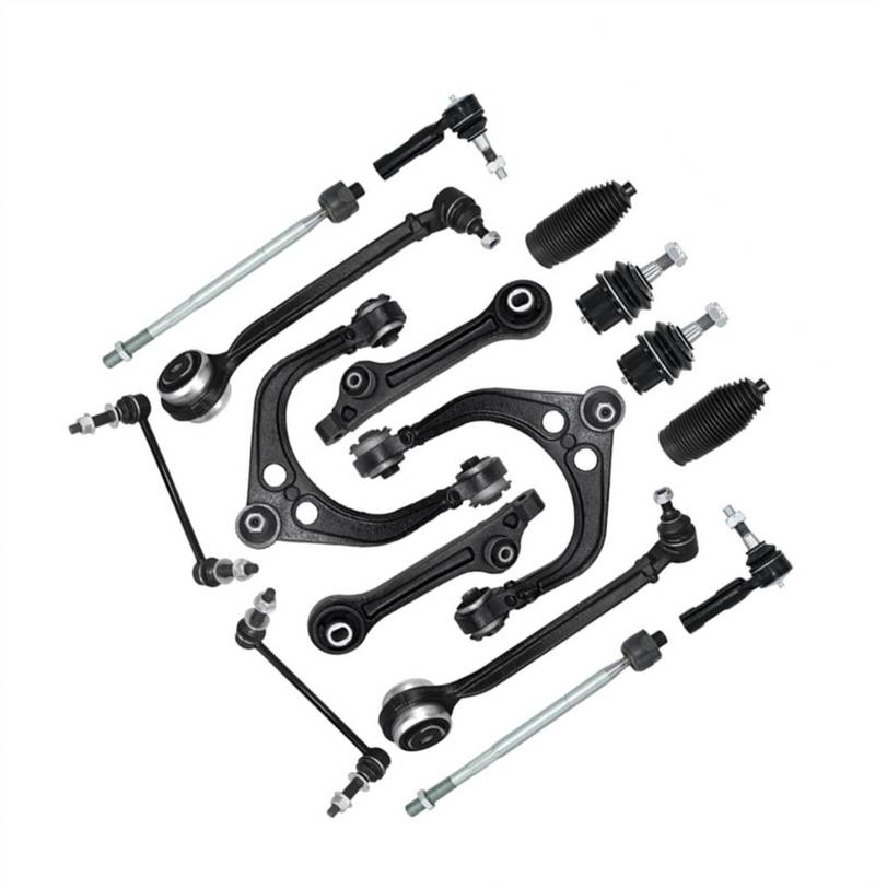 NUOSDEX Kompatibel Mit Chrysler 300 RWD 2017 2018 2015 2016 4782666AB Vorderer Oberer Unterer Querlenker Stabilisator Pendelstütze Kits Aufhängungsarm 4782665AB Querlenker von NUOSDEX