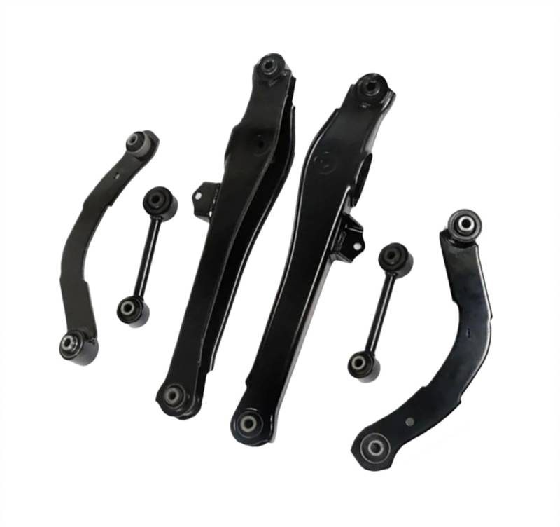 NUOSDEX Kompatibel Mit Dodge Für Caliber 2010 2011 2012 2007 2008 2009, Satz Für Die Hintere Obere Und Untere Positionierung des Seitlichen Querlenkers, Wishbone-Radaufhängung Querlenker von NUOSDEX
