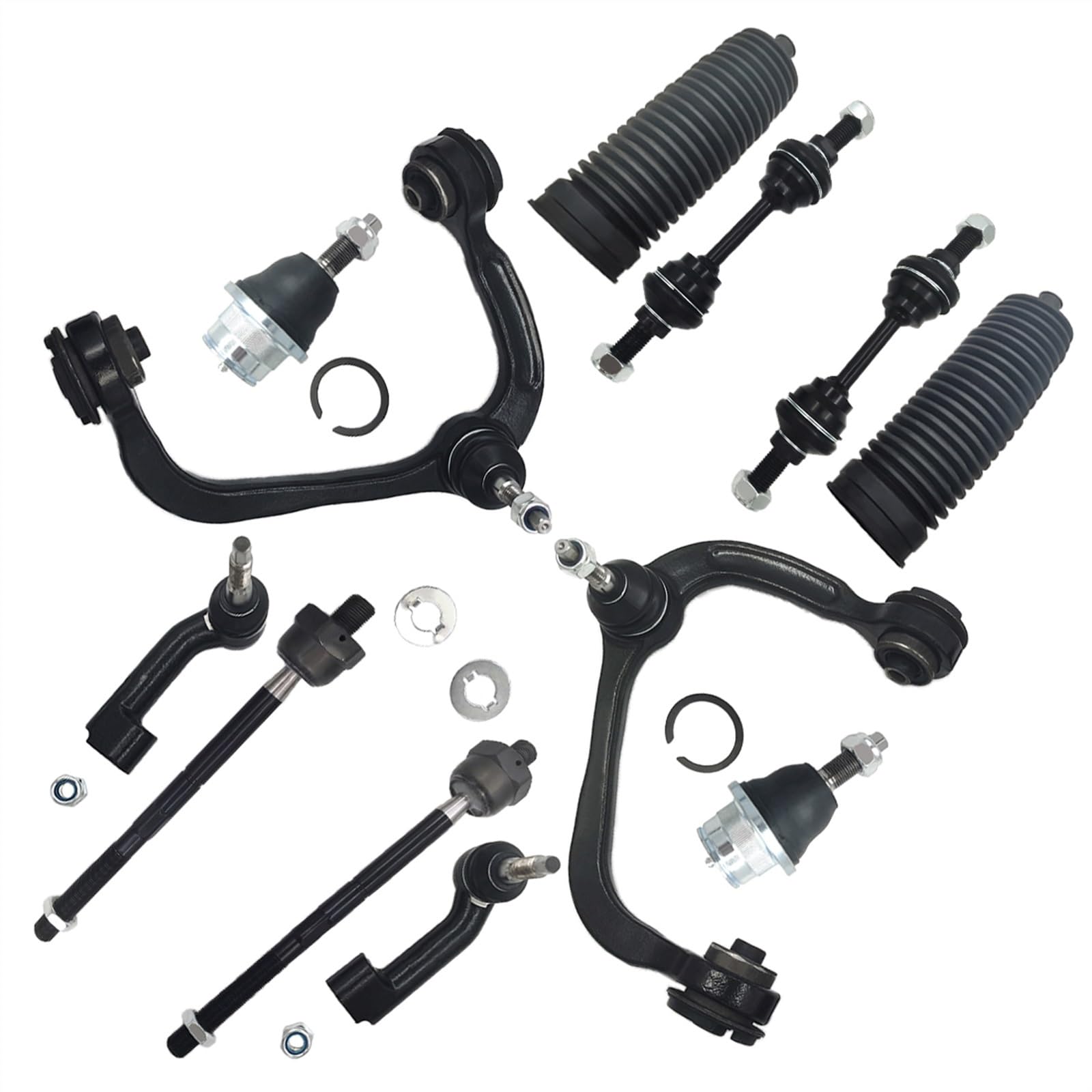 NUOSDEX Kompatibel Mit Ford Für Expedition 2007–2010 2011 2012 2013 2014 2015, Vorderer Oberer Querlenker, Stabilisator-Verbindungssatz, Querlenker Querlenker NUOSDEX Kompatibel Mit Ford Für Expedition 2007–2010 2011 2012 2013 2014 2015, Vorderer Oberer Querlenker, Stabilisator-Verbindungssatz, Querlenker Querlenker von NUOSDEX