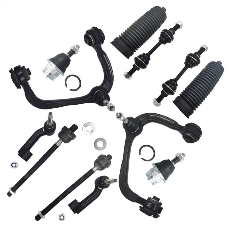 NUOSDEX Kompatibel Mit Ford Für Expedition 2007–2010 2011 2012 2013 2014 2015, Vorderer Oberer Querlenker, Stabilisator-Verbindungssatz, Querlenker Querlenker von NUOSDEX