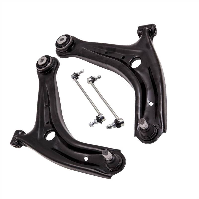 NUOSDEX Kompatibel Mit Ford Für Fiesta MK6 2008–2018 2019 2020 2021 2022 2023 2024 Vordere Untere Aufhängungslenker Wishbones Querlenker Querlenker von NUOSDEX