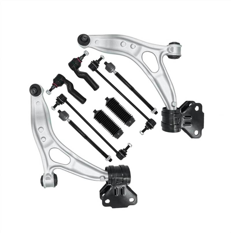 NUOSDEX Kompatibel Mit Ford Für Focus 2012 2013 2014 2015 2016 Für C-Max 2013–2016 Vorderer Unterer Linker Rechter Querlenkermanschettensatz Wishbone-Aufhängungsarm Querlenker von NUOSDEX