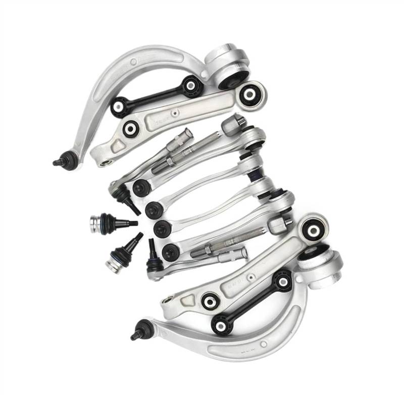 NUOSDEX Kompatibel Mit Für A4 B9 8W2 8WH 8W5 A5 F53 F57 F5A 8WD407151 8WD407152 Aufhängungsquerlenker Kugelgelenkbuchse Stabilisatorverbindung Spurstangensätze Querlenker von NUOSDEX