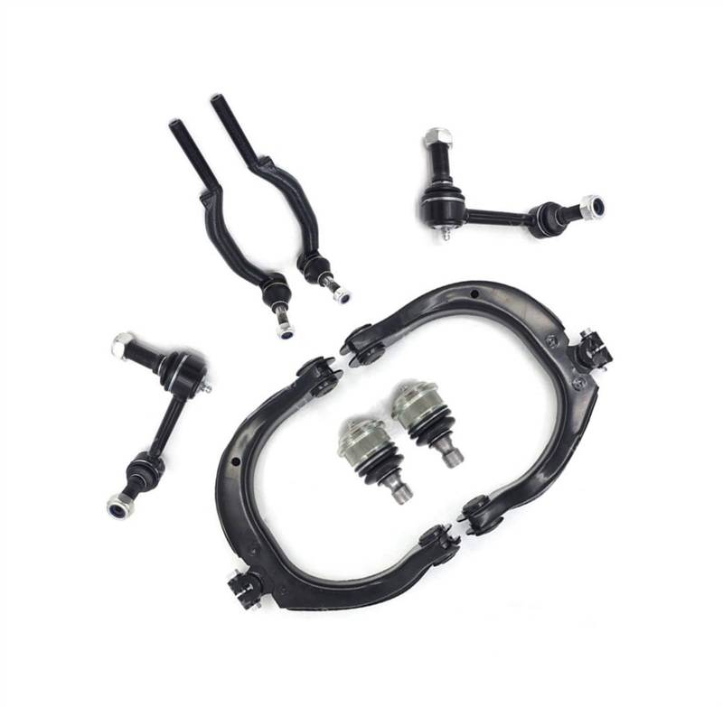 NUOSDEX Kompatibel Mit GMC Für Envoy XUV 2004 2005 Für Envoy XL, Vorderer Oberer Querlenker, Kugelgelenk, Spurstange, Stabilisator, Aufhängungs-Querlenker-Kits Querlenker von NUOSDEX
