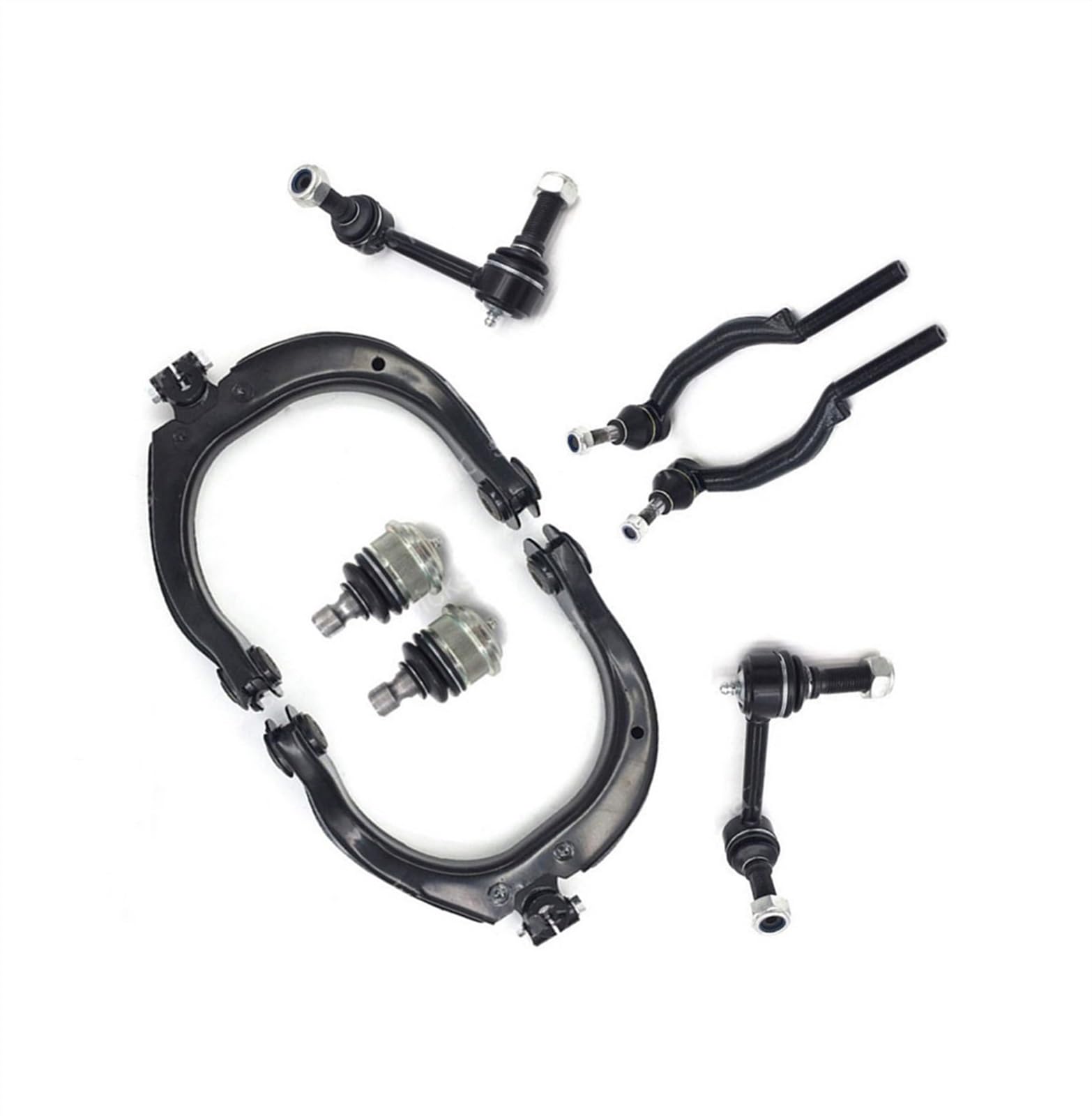 NUOSDEX Kompatibel Mit Isuzu Für Ascender 2006 2007 2004 2005, Vorderer Oberer Querlenker, Kugelgelenk, Spurstange, Stabilisator-Kits, Aufhängungs-Querlenker Querlenker von NUOSDEX