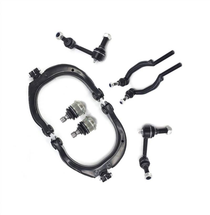 NUOSDEX Kompatibel Mit Isuzu Für Ascender 2006 2007 2004 2005, Vorderer Oberer Querlenker, Kugelgelenk, Spurstange, Stabilisator-Kits, Aufhängungs-Querlenker Querlenker von NUOSDEX