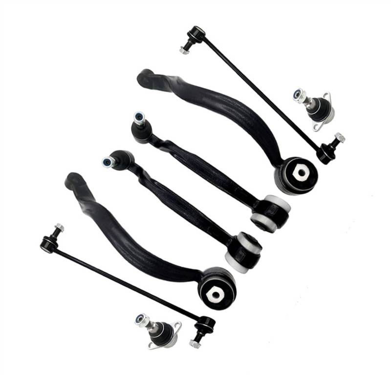 NUOSDEX Kompatibel Mit Land Für Rover Für Range Für Rover 2003 2004 2005 2006-2012 Vordere Obere Untere Aufhängungslenker Kugelgelenk Stabilisatorverbindung Querlenker von NUOSDEX