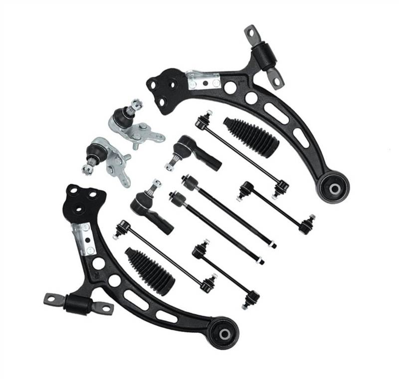 NUOSDEX Kompatibel Mit Lexus Für ES300 2000 2001 1997 1998 1999 Vorderer Unterer Querlenker, Stabilisatorverbindung, Spurstange, Aufhängungssatz, Querlenker Querlenker von NUOSDEX