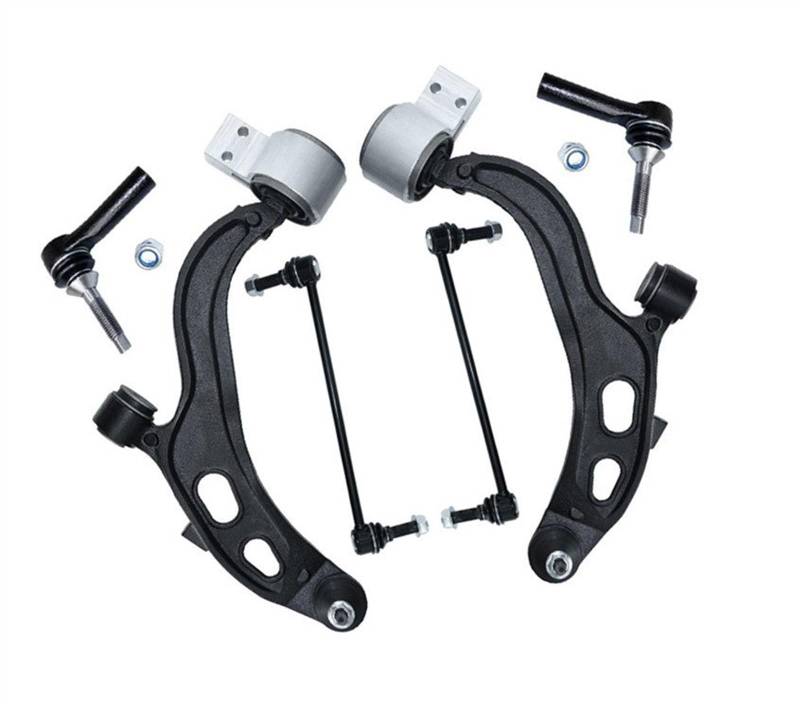 NUOSDEX Kompatibel Mit Lincoln Für MKT Für Mks AWD FWD 2010 2011 2012 Auto-Querlenker, Vorderer Unterer Querlenker, Stabilisatorverbindung, Aufhängung Querlenker von NUOSDEX