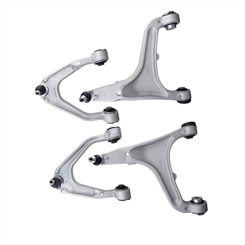 NUOSDEX Kompatibel Mit Maserati Für Ghibli Für Quattroporte M156 M157 2014 2015 2016–2022, Vordere Obere Und Untere Querlenkeraufhängung 670004185 670107802 Querlenker von NUOSDEX