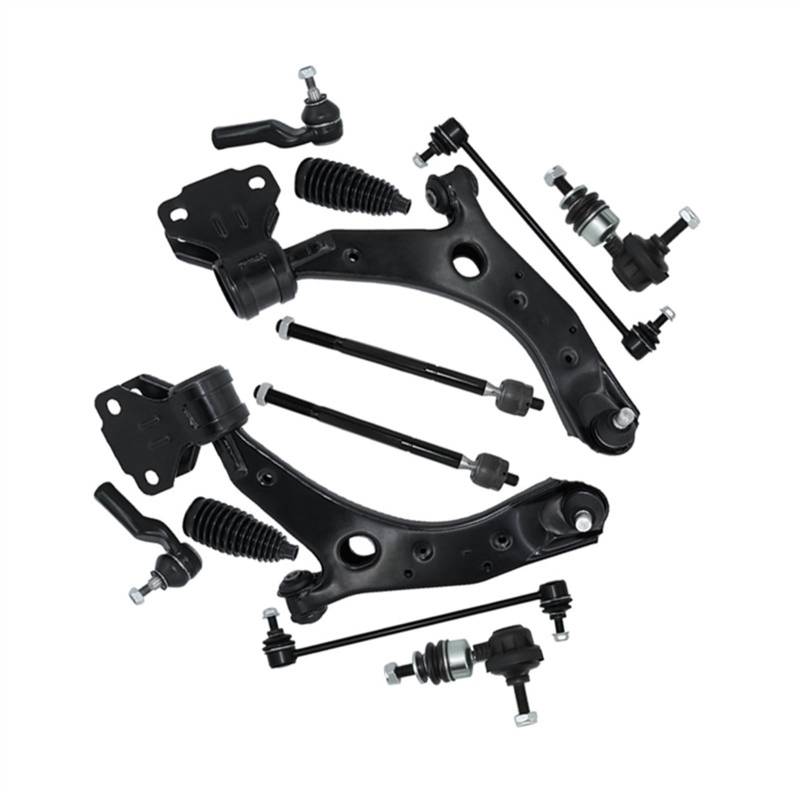 NUOSDEX Kompatibel Mit Mazda 3 2010 2011 2012 2013 Auto Vorne Unten Querlenker Kugelgelenke Spurstangenkopf Link Aufhängungssätze Querlenker Querlenker von NUOSDEX