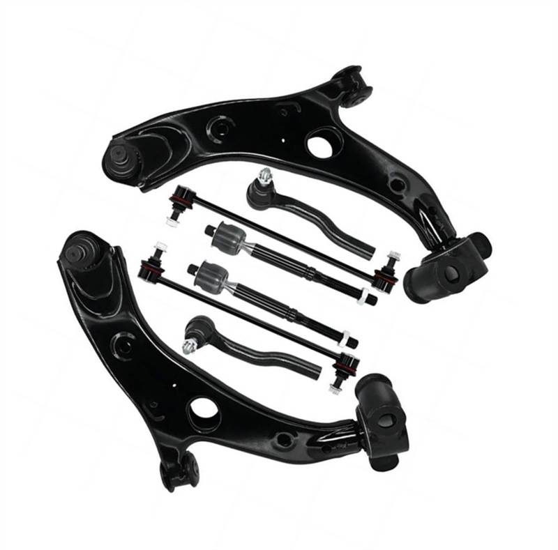 NUOSDEX Kompatibel Mit Mazda 3 Sport 2014 2015 2016 2017 2018 B45A34300E B45A34350E Vorderer Unterer Querlenker Stabilisatorverbindung Spurstangenkopf Aufhängungssatz Querlenker von NUOSDEX
