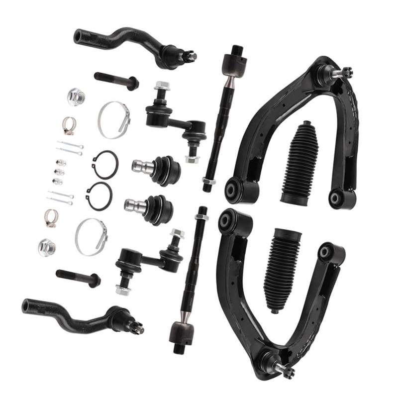 NUOSDEX Kompatibel Mit Nissan Für Titan 2004–2013 2014 2015 Für Armada EV800216 K750146 Aufhängung Vorne Oben Querlenker Stabilisator Spurstange ES800032 Querlenker von NUOSDEX