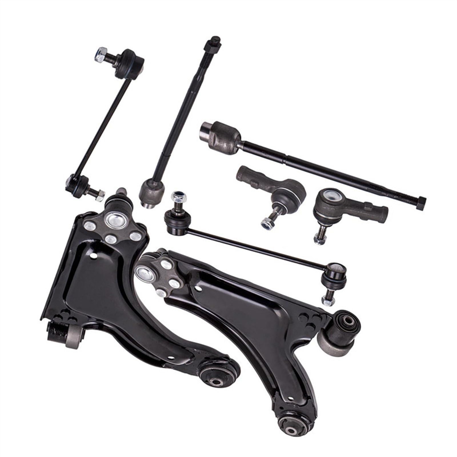 NUOSDEX Kompatibel Mit Opel Für Corsa Mk2 2000–2006 Für Corsavan Mk2 Querlenkersatz Vorne Spurstange Axialgelenk Spurstange Querlenker 6160500012 6160200001 Querlenker von NUOSDEX