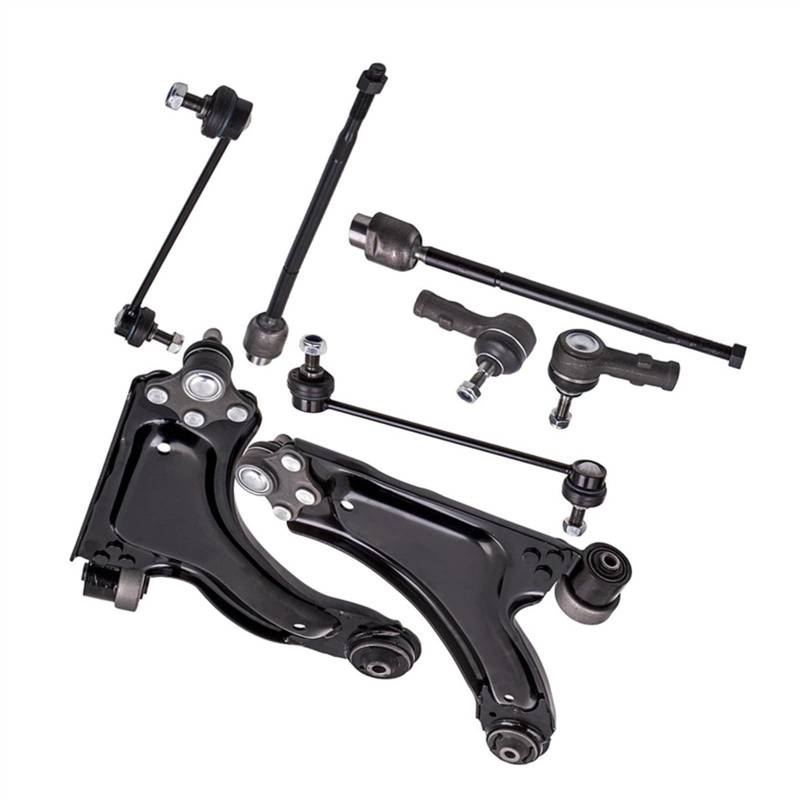 NUOSDEX Kompatibel Mit Opel Für Corsa Mk2 2000–2006 Für Corsavan Mk2 Querlenkersatz Vorne Spurstange Axialgelenk Spurstange Querlenker 6160500012 6160200001 Querlenker von NUOSDEX