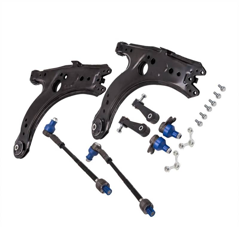 NUOSDEX Kompatibel Mit VW Für Bora 1996-2010 Für Golf IV Für Beetle Querlenker Vorne Unten Links Rechts 1J0407151B 1J0407365A 1J0407366A 1J0422803B Querlenker von NUOSDEX