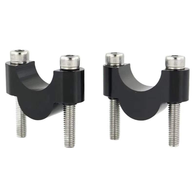 NUOSDEX Motorrad Lifter Bar Riser Kompatibel Mit Für ER-5 1997 1998 1999 2000 2001 2002 2003 2004 2005 2006 7/8 Zoll 22 Mm Motorrad-Montage-Lenker-Fat-Bar-Riser(Black,20mm) von NUOSDEX