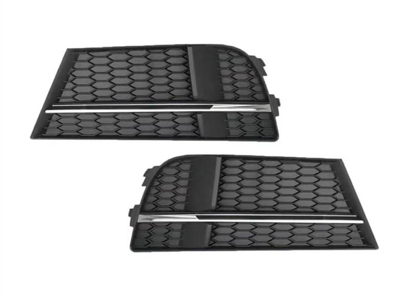 NUOSDEX Nebelscheinwerfergitter Kompatibel Mit A3 2017 2018 2019 2020 Limousine, Sportversion, Auto-Nebelscheinwerferrahmen, Auto-Frontstoßstange, Unterer Kühlergrill, Nebellampenabdeckung(Pair) von NUOSDEX