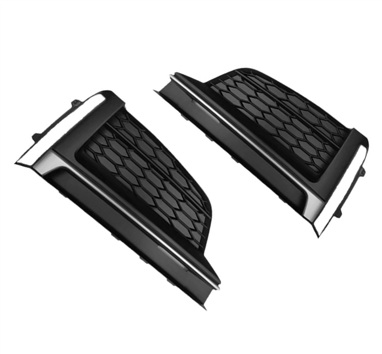 NUOSDEX Nebelscheinwerfergitter Kompatibel Mit A5 Sport S5 2017 2018 2019, Auto-Frontstoßstange, Seitliche Nebelscheinwerfer, Gitter, Abdeckungen, Zubehör, Nebelscheinwerfer-Rahmenblende(Pair) von NUOSDEX