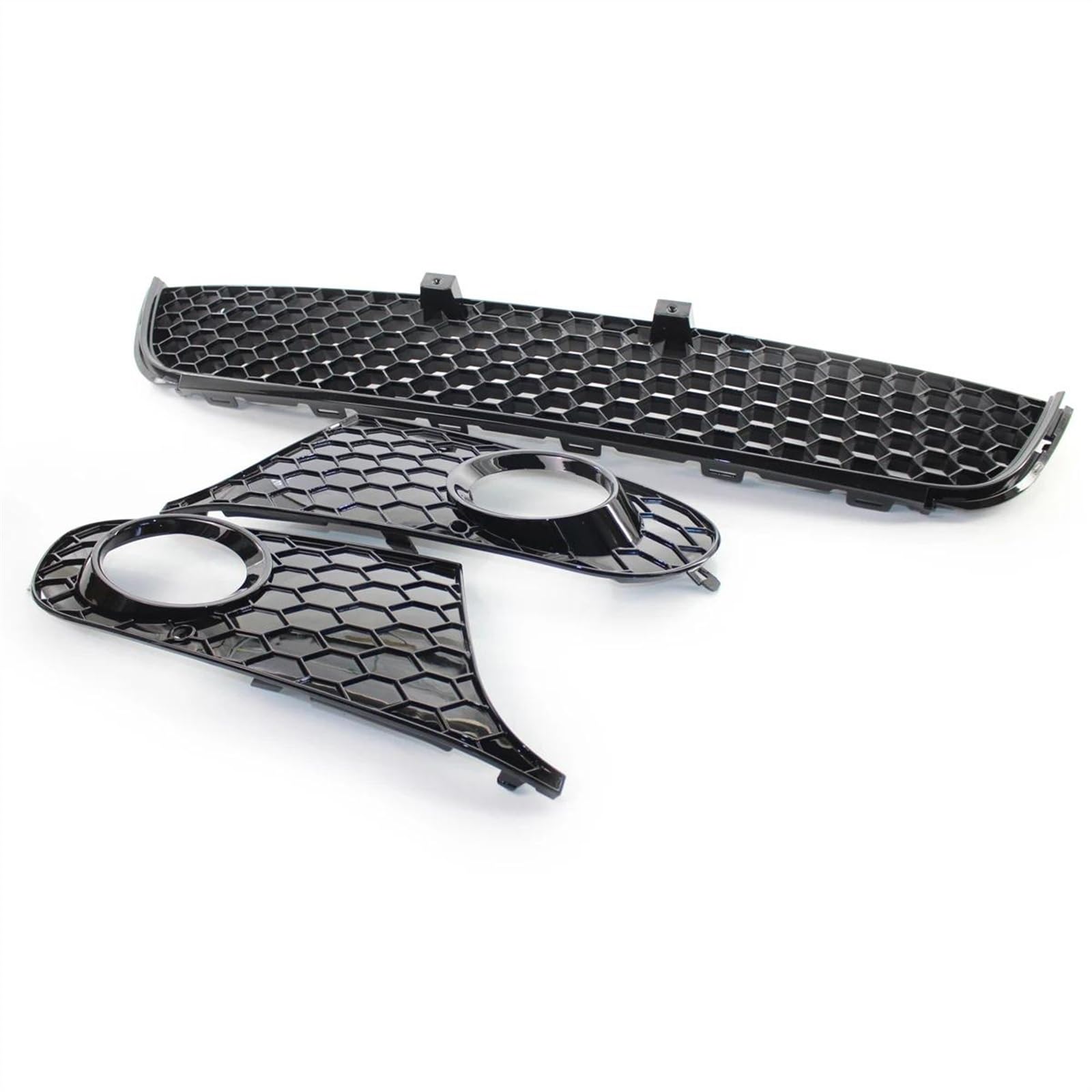 NUOSDEX Nebelscheinwerfergitter Kompatibel Mit VW Für Golf 6 MK6 2009–2013 Für J&etta 1 Paar Waben-Auto-Frontstoßstange Unten Nebelscheinwerfer-Entlüftungsgitter Mesh-Grill-Abdeckungshülle(3 PCS) NUOSDEX Nebelscheinwerfergitter Kompatibel Mit VW Für Golf 6 MK6 2009–2013 Für J&etta 1 Paar Waben-Auto-Frontstoßstange Unten Nebelscheinwerfer-Entlüftungsgitter Mesh-Grill-Abdeckungshülle(3 PCS) von NUOSDEX