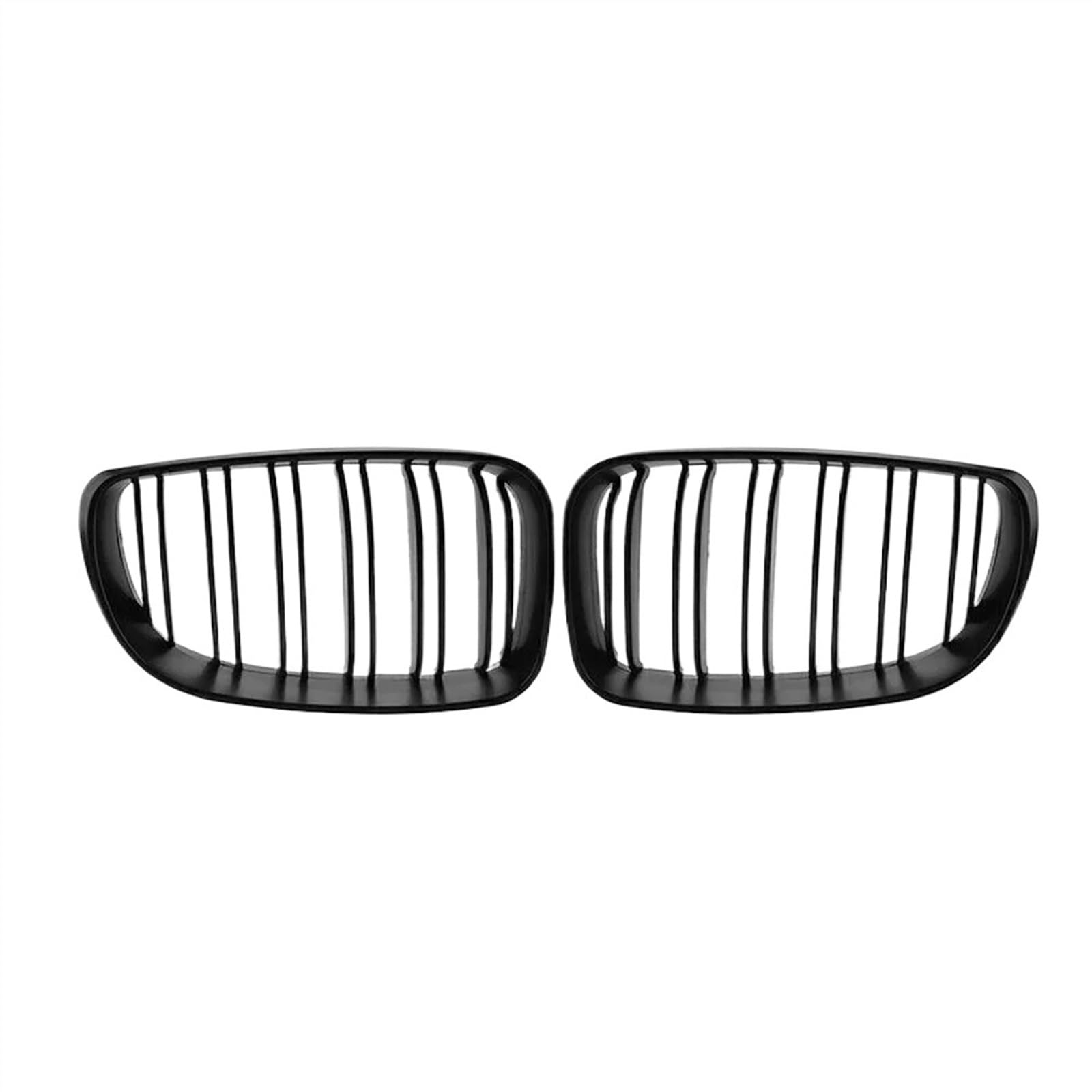 NUOSDEX Nieren Schwarz Kühlergrill Kompatibel Mit 1er E81 E82 E87 E88 2007 2008 2009 2010 2011 Auto-Frontstoßstangengrill Auto-Frontnierengrill Ersatz(Matte Black) von NUOSDEX