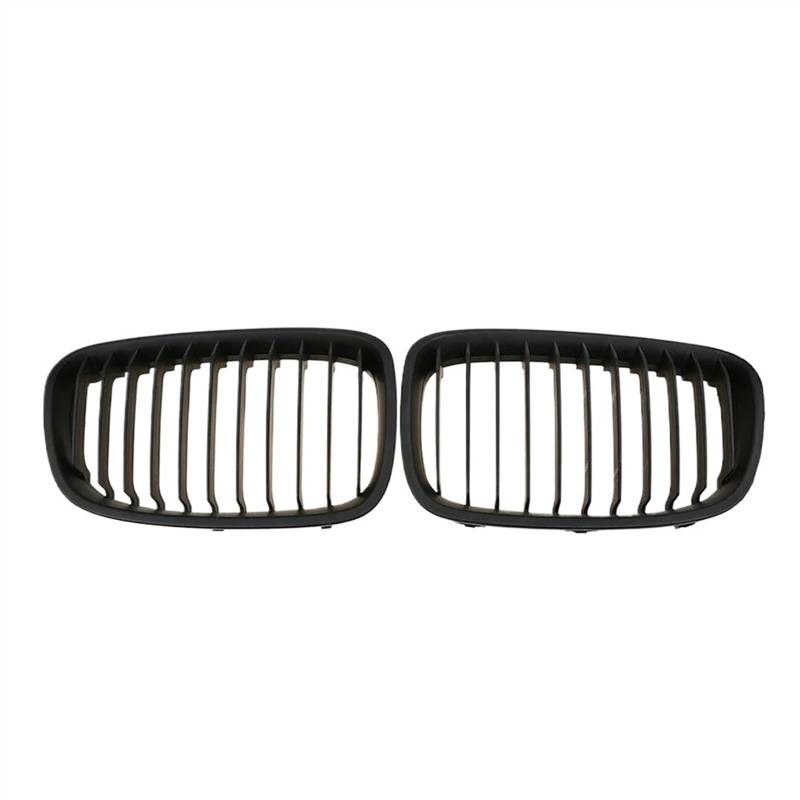 NUOSDEX Nieren Schwarz Kühlergrill Kompatibel Mit 1er F20 M140i 118d F21 2012 2013 2014 Front Diamonds Style Grille Zubehör Front Kühlergrills Ersetzen(Single-Matte Black) von NUOSDEX