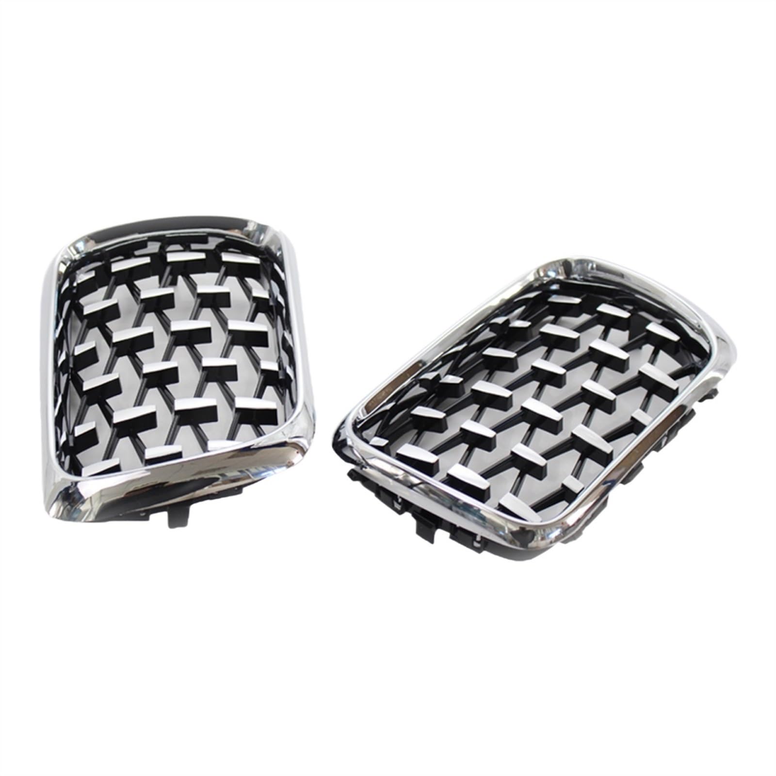 NUOSDEX Nieren Schwarz Kühlergrill Kompatibel Mit 3er E36 M3 1997 1998 1999 Auto-Frontnierengrill-Ersatz Auto-Frontstoßstangengrill OEM: 51138195151 51138195152(Electroplate) von NUOSDEX