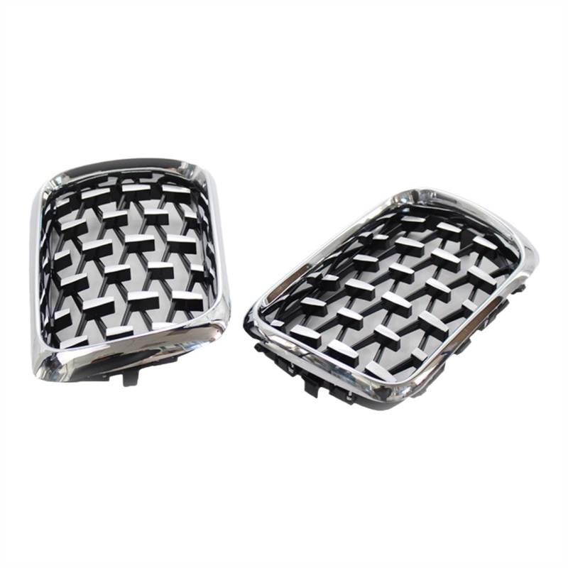 NUOSDEX Nieren Schwarz Kühlergrill Kompatibel Mit 3er E36 M3 1997 1998 1999 Auto-Frontnierengrill-Ersatz Auto-Frontstoßstangengrill OEM: 51138195151 51138195152(Electroplate) von NUOSDEX