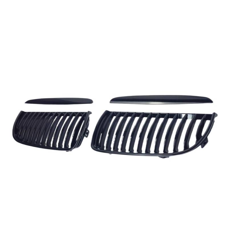 NUOSDEX Nieren Schwarz Kühlergrill Kompatibel Mit 3er E90 E91 323I 328I 335I 330I 325I 2005 2006 2007 2008 Autofront Nierengrill Frontstoßstangengrill Ersatz von NUOSDEX