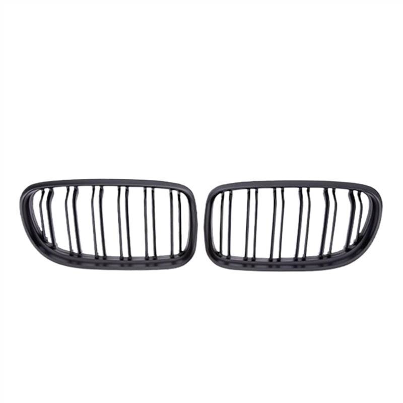 NUOSDEX Nieren Schwarz Kühlergrill Kompatibel Mit 3er E90 E91 LCI 325i 328i 335i 335xi 330i 330xi 2009 2010 2011 2012 Auto Frontstoßstange Nierengrill Doppellinie(Matte Black) von NUOSDEX