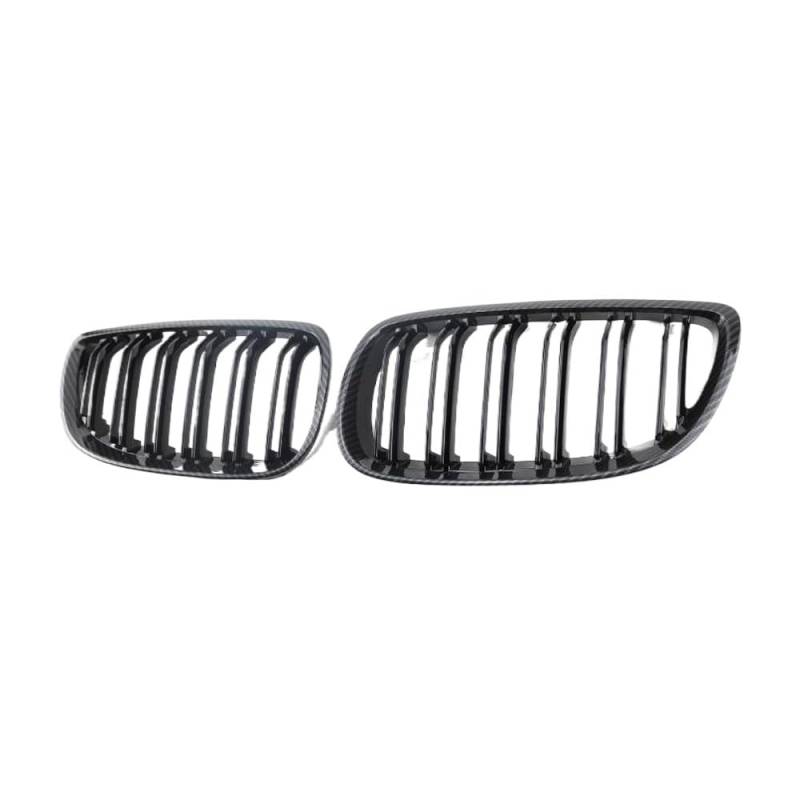 NUOSDEX Nieren Schwarz Kühlergrill Kompatibel Mit 3er E92 E93 LCI 2010 2011 2012 2013 Für M3 2006 2007 2008 2009 Auto Vorne Mitte Stoßstange Einlassgitter Netzhaube(2006-2009) von NUOSDEX
