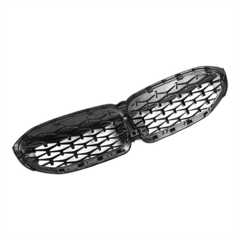 NUOSDEX Nieren Schwarz Kühlergrill Kompatibel Mit 3er G20 G28 2019 2020 2021 2022 Auto Diamantschwarz Nierengrill Frontkühlergrill Frontstoßstangengrill von NUOSDEX