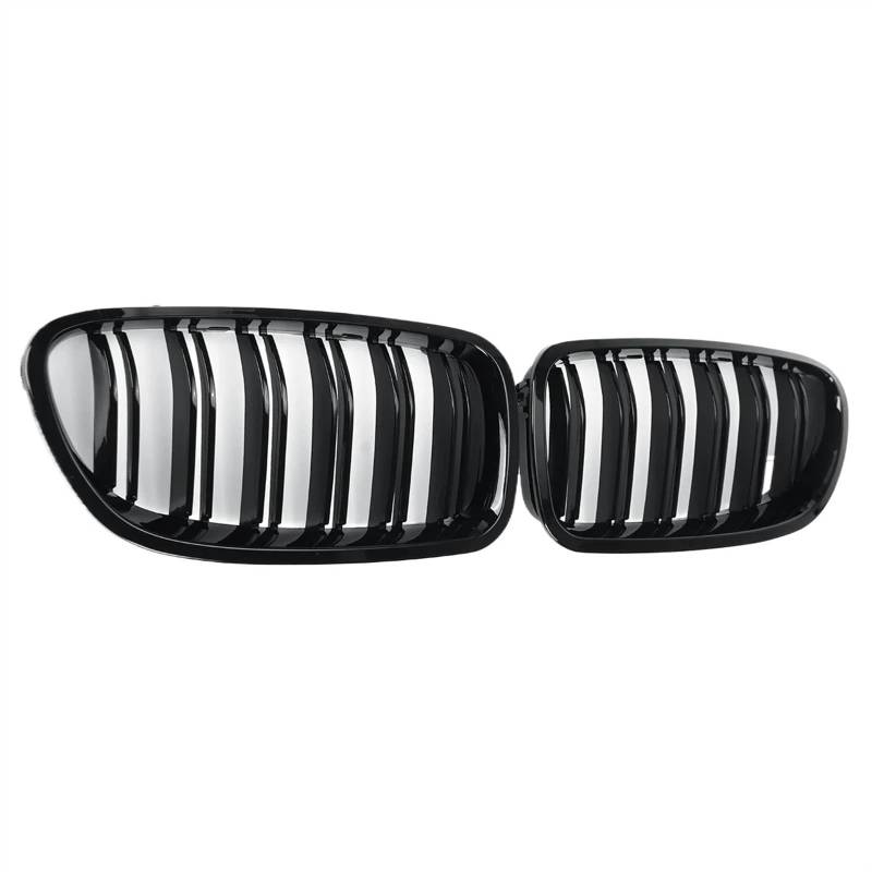 NUOSDEX Nieren Schwarz Kühlergrill Kompatibel Mit 5er F10 F11 F18 520d 530d 540i 2010 2011 2012 2013 2014 2015 2016 2017 Autofrontnierengrill Doppellamellengrill von NUOSDEX