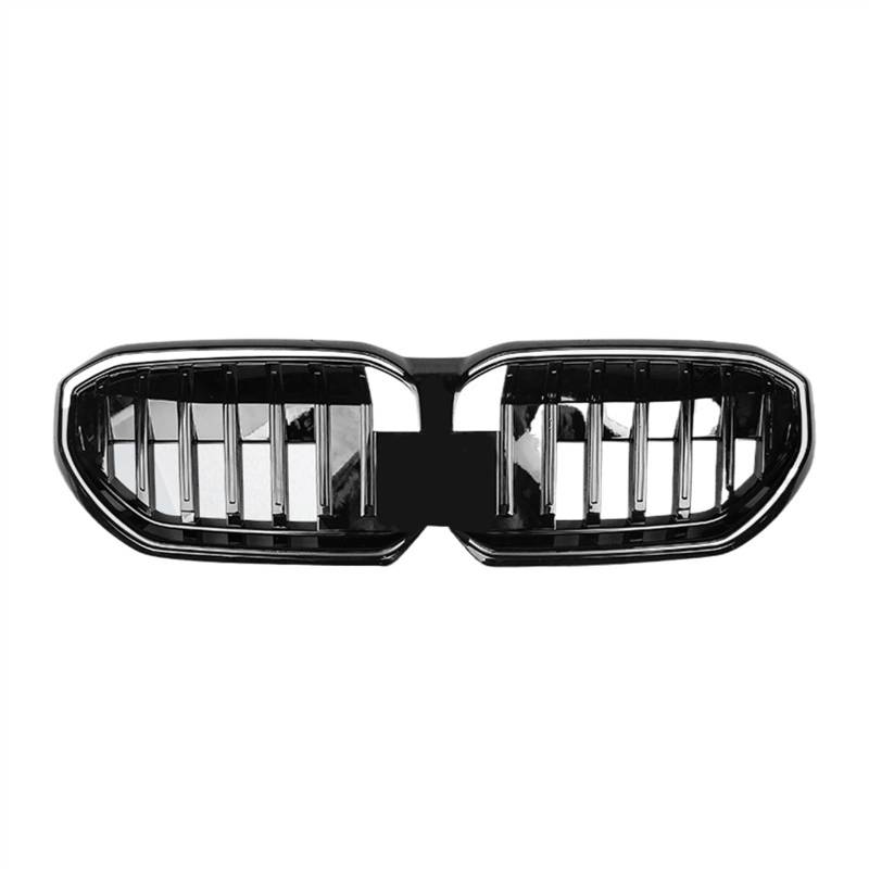 NUOSDEX Nieren Schwarz Kühlergrill Kompatibel Mit 5er I5 G60 2024 Auto-Frontnierengrill Schwarzer Frontstoßstangen-Renngrill Außenmodifikationszubehör von NUOSDEX
