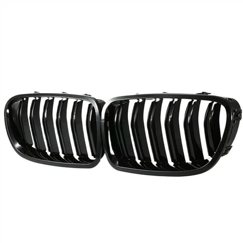 NUOSDEX Nieren Schwarz Kühlergrill Kompatibel Mit 7er F01 F02 760Li 750Li 750i 740Li 740i 2009 2010 2011 2012 2013 2014 2015 Autostoßstangengitter Fronteinlassgitter von NUOSDEX
