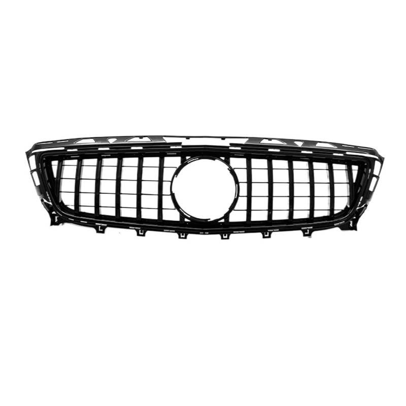 NUOSDEX Nieren Schwarz Kühlergrill Kompatibel Mit Benz Für CLS-Klasse W218 C218 X218 CLS350 CLS500 CLS550 2011 2012 2013 2014 Auto-Oberstoßstangenhaube Mesh-Frontgrill Ersatz(Black) von NUOSDEX