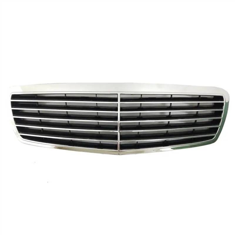 NUOSDEX Nieren Schwarz Kühlergrill Kompatibel Mit Benz Für E-Klasse W211 E200 E230 E240 E280 E350 2002 2003 2004 2005 2006 2007 2008. Auto-Stoßfänger-Netz-Fronteinlass-Kühlergrill(2002-2005) von NUOSDEX
