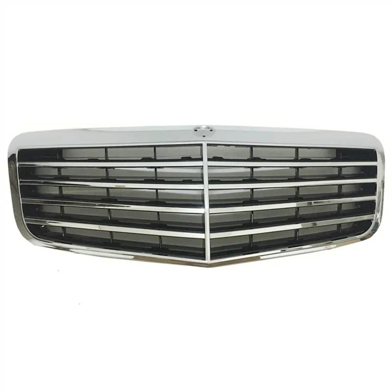 NUOSDEX Nieren Schwarz Kühlergrill Kompatibel Mit Benz Für E-Klasse W211 E200 E230 E240 E280 E350 2002 2003 2004 2005 2006 2007 2008. Auto-Stoßfänger-Netz-Fronteinlass-Kühlergrill(2006-2008) von NUOSDEX
