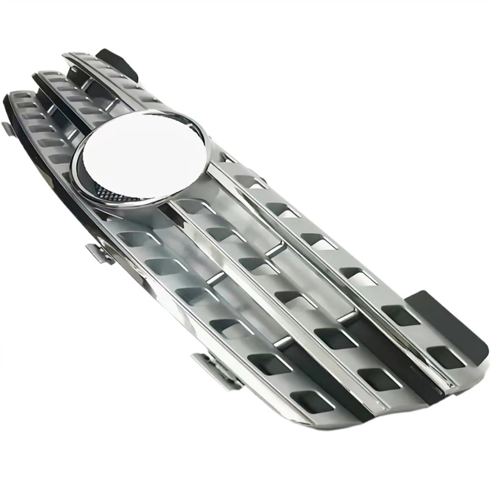 NUOSDEX Nieren Schwarz Kühlergrill Kompatibel Mit Benz Für ML Klasse W164 ML300 ML320 ML350 ML400 ML500 ML550 2005 2006 2007 2008 Auto Frontstoßstangengrill Maschengitter Ersatz(B) von NUOSDEX
