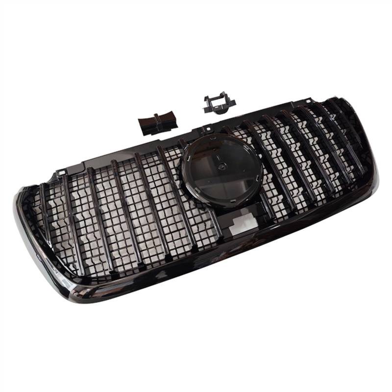 NUOSDEX Nieren Schwarz Kühlergrill Kompatibel Mit Benz Für Sprinter W907 2018 2019 2020 2021 2022 2023 Auto Frontstoßstange Mesh Fronteinlassgitter Frontkühlergrill Ersatz(Black) von NUOSDEX