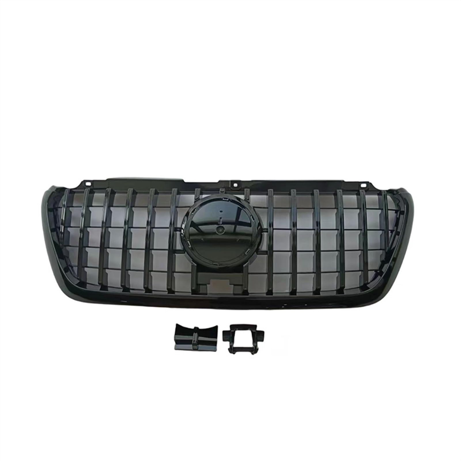 NUOSDEX Nieren Schwarz Kühlergrill Kompatibel Mit Benz Für Sprinter W907 2018 2019 2020 2021 2022 2023 Frontstoßstangengrill Haubengrill Frontkühlergrill Zubehör Ersatz(Black) von NUOSDEX