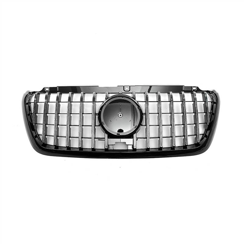NUOSDEX Nieren Schwarz Kühlergrill Kompatibel Mit Benz Für Sprinter W907 2018 2019 2020 2021 2022 2023 Frontstoßstangengrill Haubengrill Frontkühlergrill Zubehör Ersatz(Silver) von NUOSDEX