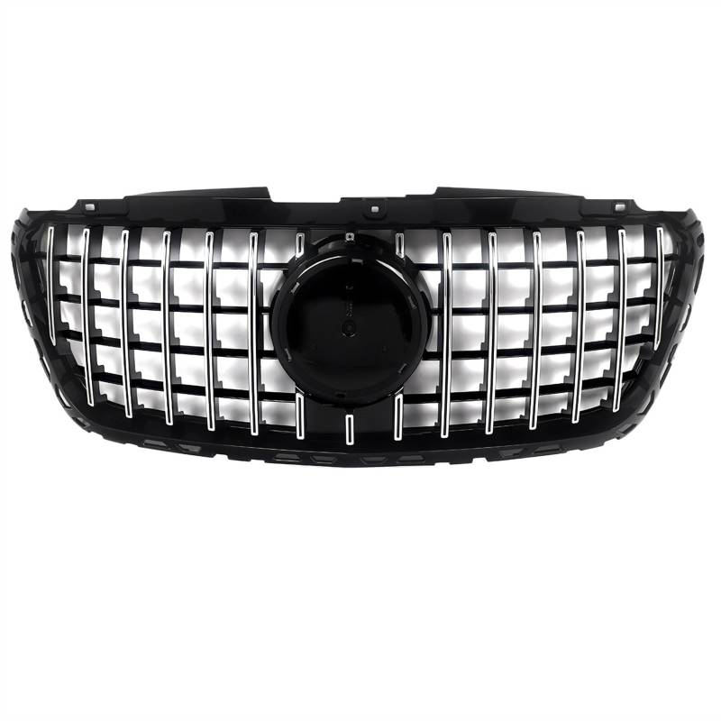 NUOSDEX Nieren Schwarz Kühlergrill Kompatibel Mit Benz Für Sprinter W907 W910 2018 2019 2020 2021 2022 2023 GT Style Frontgrill Auto Frontstoßstangengrill von NUOSDEX