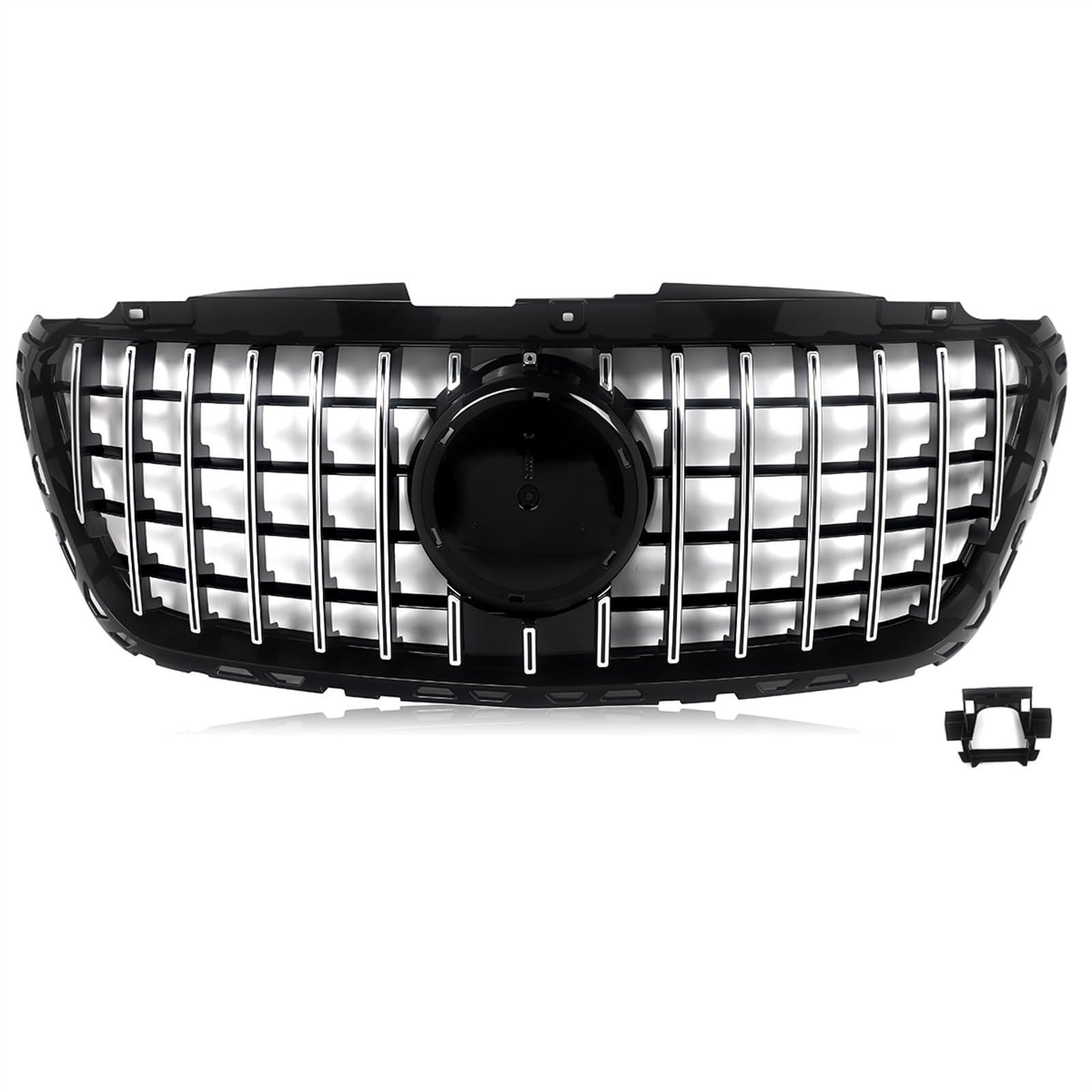 NUOSDEX Nieren Schwarz Kühlergrill Kompatibel Mit Benz Für Sprinter W907 W910 2018 2019 2020 2021 2022 2023. Frontgrill-Zierstreifen-Abdeckung, Auto-Frontstoßstangengrill-Ersatz NUOSDEX Nieren Schwarz Kühlergrill Kompatibel Mit Benz Für Sprinter W907 W910 2018 2019 2020 2021 2022 2023. Frontgrill-Zierstreifen-Abdeckung, Auto-Frontstoßstangengrill-Ersatz von NUOSDEX