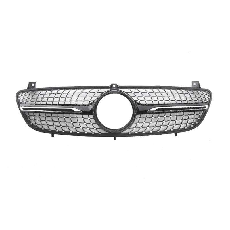 NUOSDEX Nieren Schwarz Kühlergrill Kompatibel Mit Benz Für Viano Für Vito W639 2006 2007 2008 2009 2010 Frontstoßstangengrill Hauben-Tuning Renngrill Auto-Frontkühlergrill(Black) von NUOSDEX