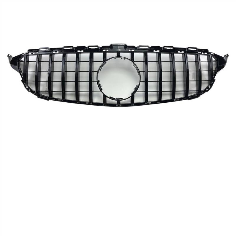NUOSDEX Nieren Schwarz Kühlergrill Kompatibel Mit Benz W205 S205 C205 C260 C250 C180 C200 C300 2014 2015 2016 2017 2018 2019 2020 2021 Auto Frontstoßstangengrill(Black,2014-2018) von NUOSDEX