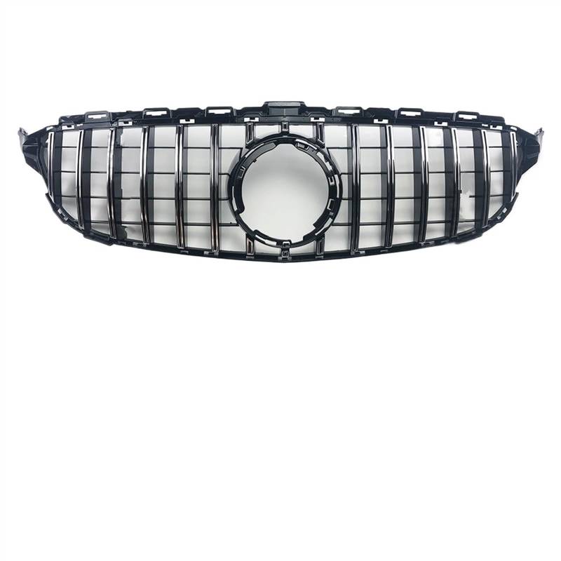 NUOSDEX Nieren Schwarz Kühlergrill Kompatibel Mit Benz W205 S205 C205 C260 C250 C180 C200 C300 2014 2015 2016 2017 2018 2019 2020 2021 Auto Frontstoßstangengrill(Silver,2019-2021) von NUOSDEX