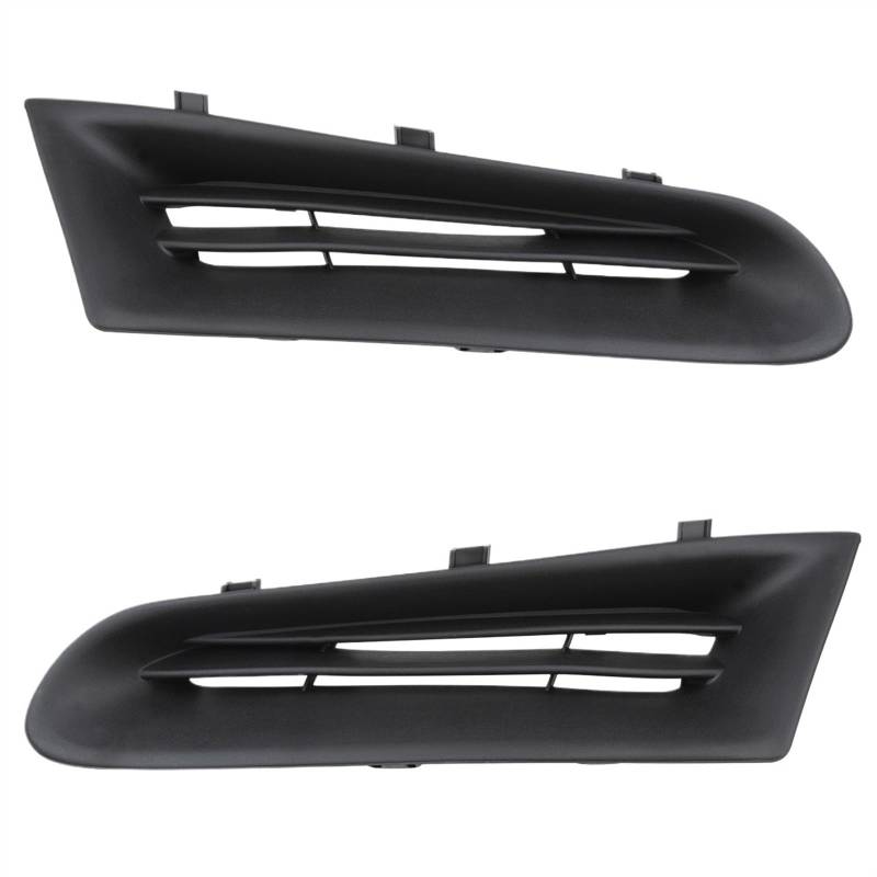 NUOSDEX Nieren Schwarz Kühlergrill Kompatibel Mit Clio Für MK3 2005 2006 2007 2008 2009 Stoßstangengitter Fronteinlassgitter Auto-Frontkühlergrill 1 Paar OEM: 7701208684 von NUOSDEX