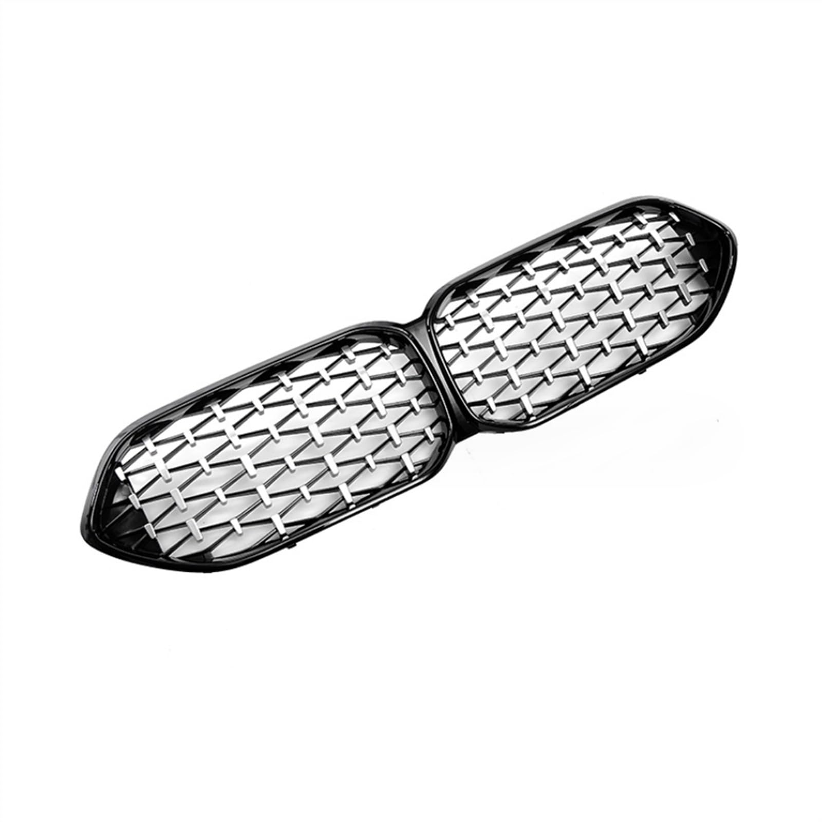 NUOSDEX Nieren Schwarz Kühlergrill Kompatibel Mit F44 2er 220i 225i M235i M240i 4 Türen 2020 2021 2022 Frontstoßstange Nierenhaubengrill Renngrill Ersatz(Silver) von NUOSDEX