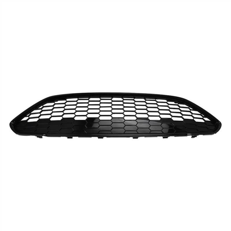 NUOSDEX Nieren Schwarz Kühlergrill Kompatibel Mit Ford Für Fiesta Für Zetec-S JA8 MK7 2013 2014 2015 2016 2017 Frontstoßstange Mittelgrill Frontgrillabdeckung Oberes Unteres Zubehör(Central Grille) von NUOSDEX